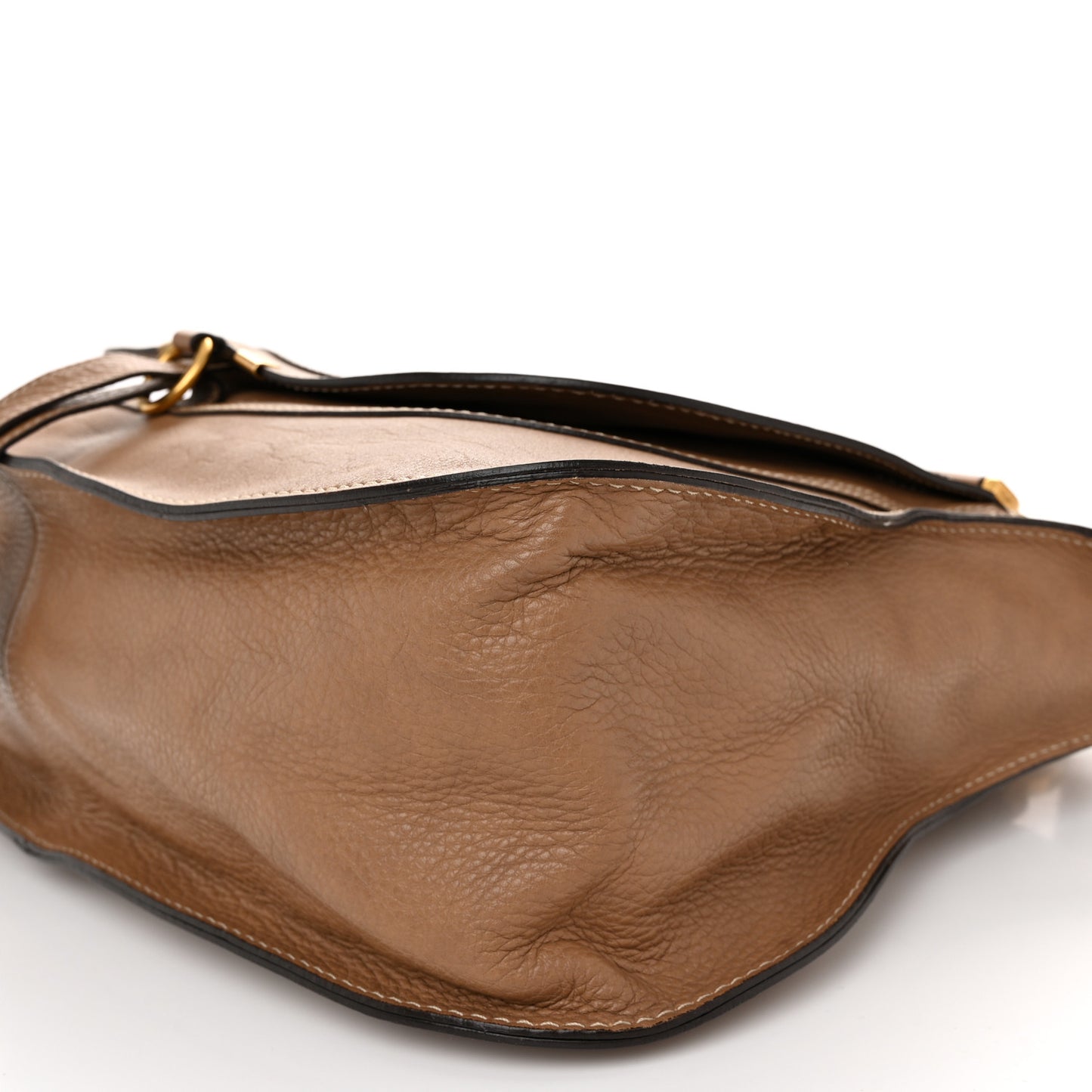 Calfskin Large Marcie Satchel Nut Nut