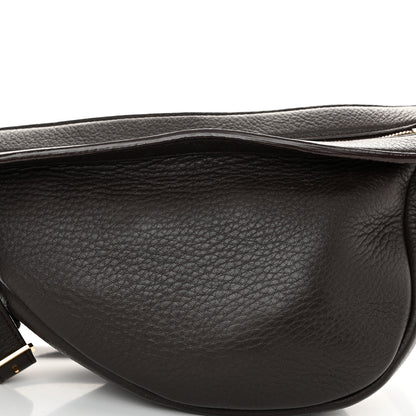 The Row Deerskin Small Slouchy Banana Bag Espresso 8 of 11