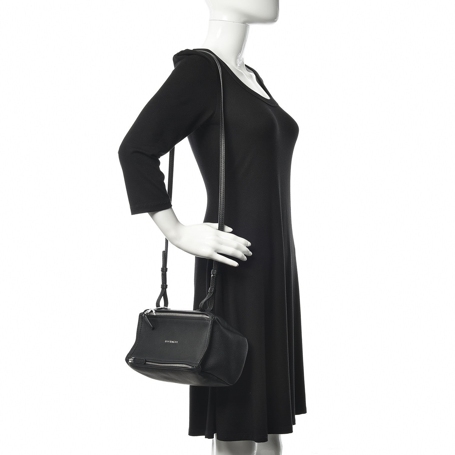 Givenchy Sugar Goatskin Mini Pandora Black 2 of 9
