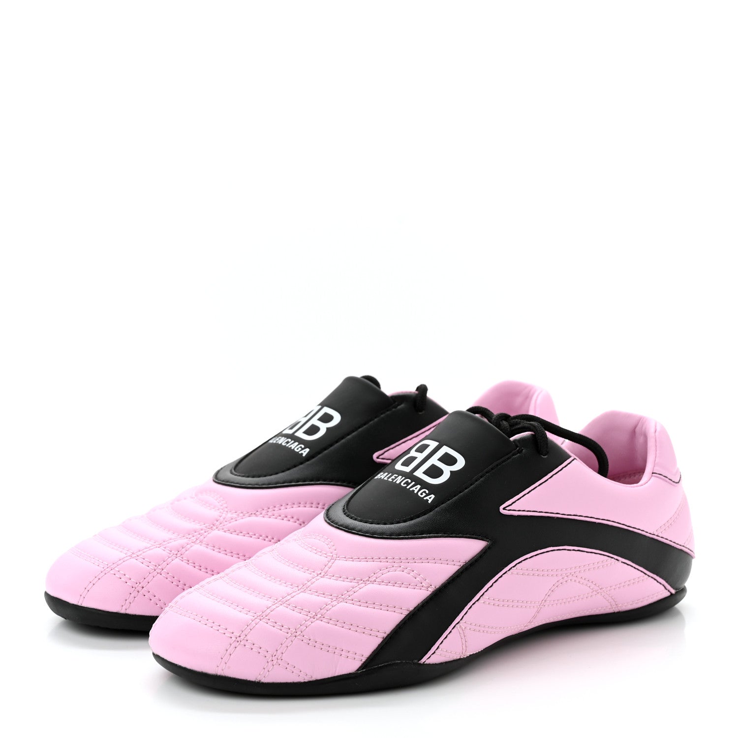 Balenciaga Polyurethane Womens Zen Sneakers 37 Pink Black 3 of 8