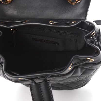 Chanel Calfskin Quilted Mini Urban Spirit Backpack Black 5 of 11