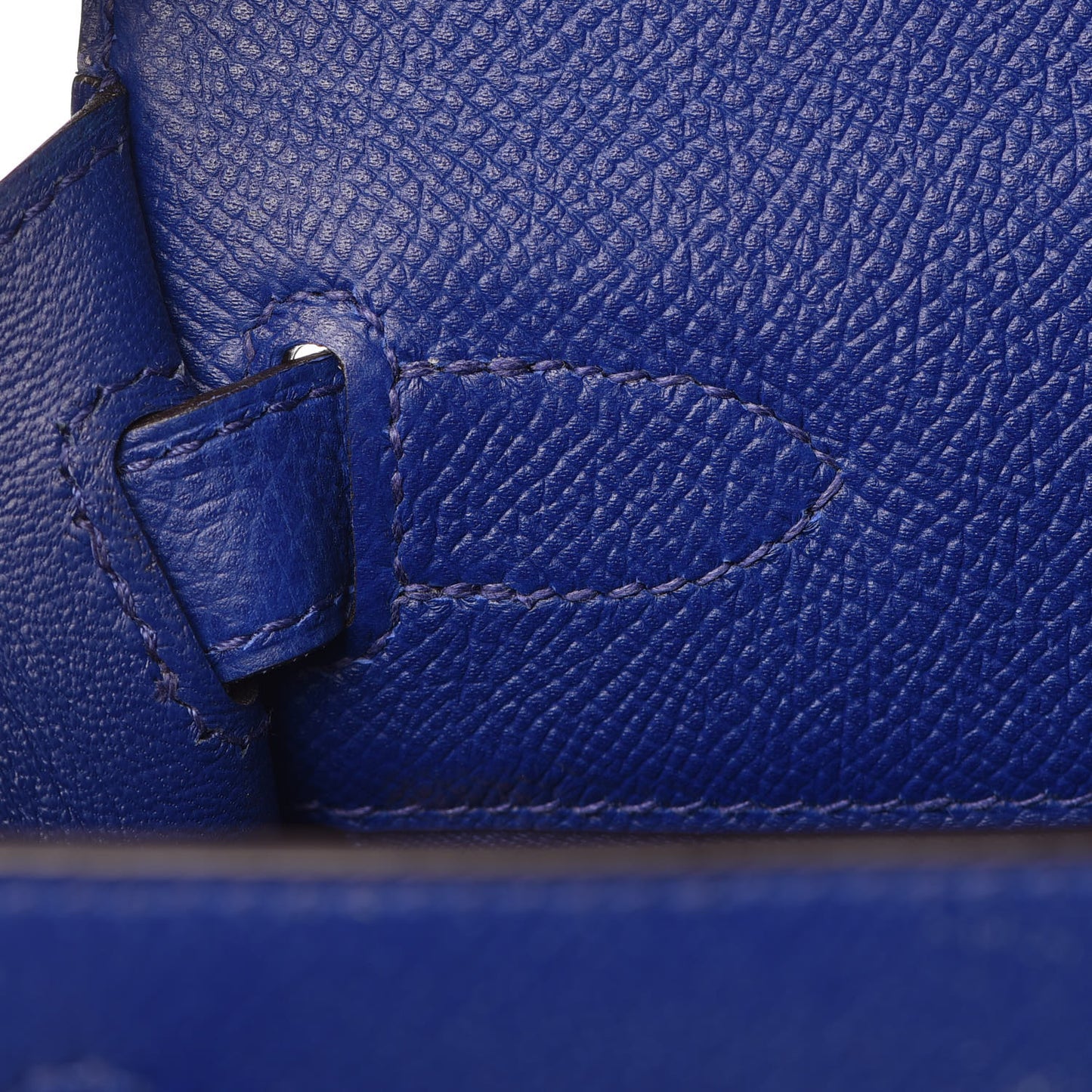 Epsom Kelly Sellier 28 Bleu Electrique