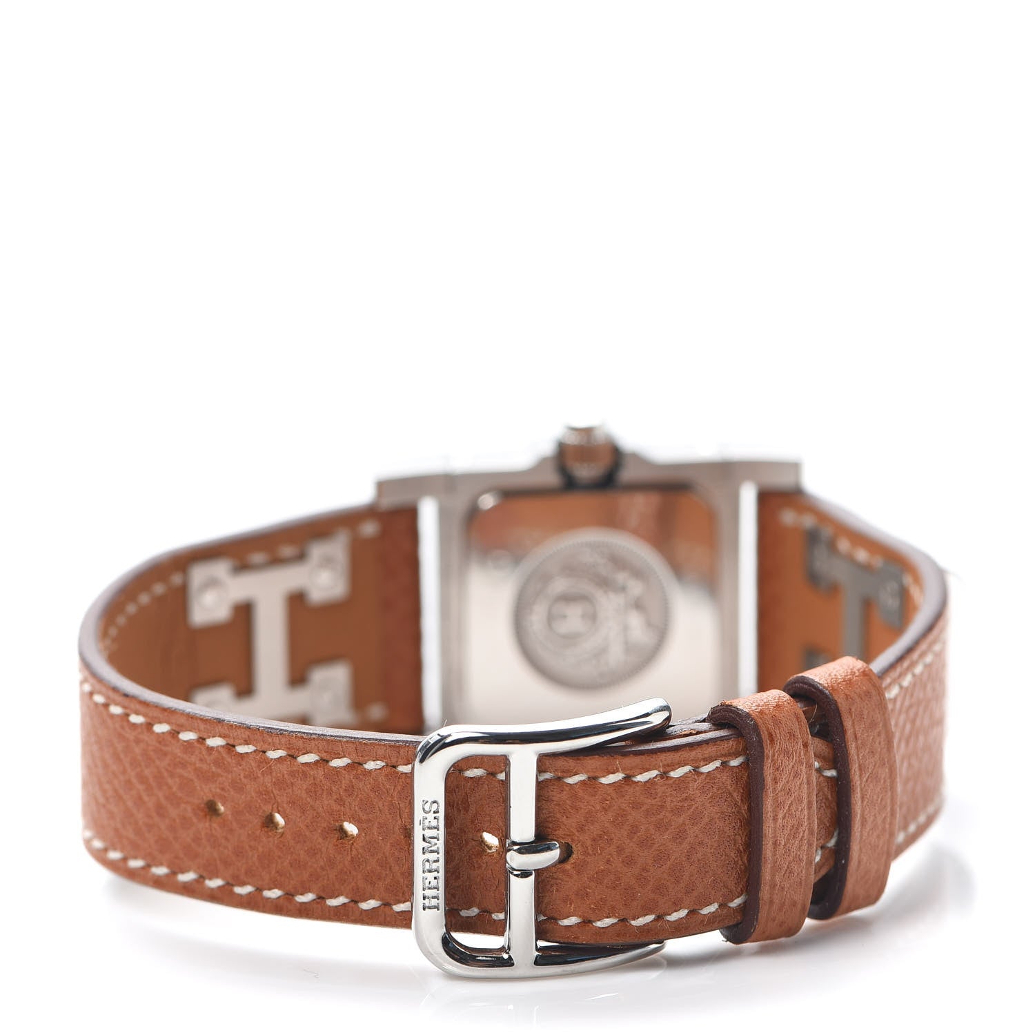 Hermes Stainless Steel Epsom 23mm Medor Quartz Watch Gold 3 of 6
