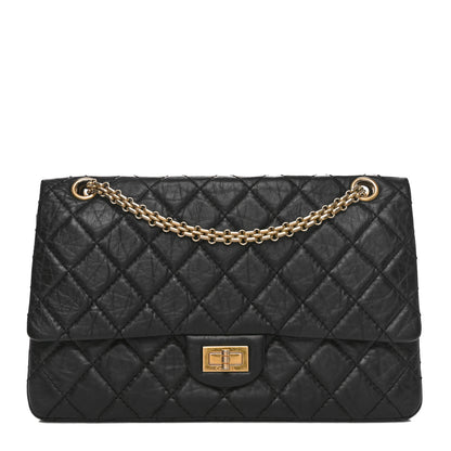 Chanel Aged Calfskin Quilted 2.55 Reissue 226 Flap Black 1 of 10