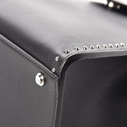 Givenchy Calfskin Studded Small Obsedia Satchel Black 13 of 15