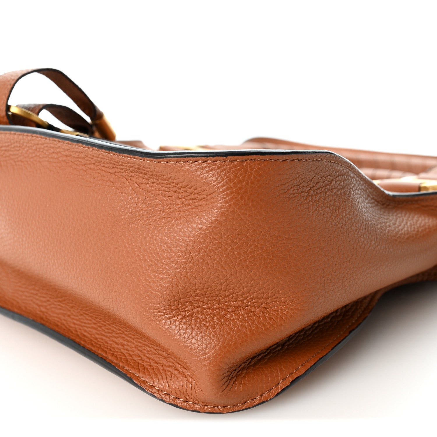 Chloe Calfskin Small Marcie Satchel Tan 8 of 8