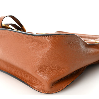 Chloe Calfskin Small Marcie Satchel Tan 8 of 8