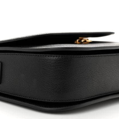Salvatore Ferragamo Grained Calfskin Small Greta Shoulder Bag Black 8 of 9
