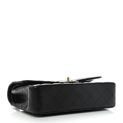 Chanel Caviar Quilted Medium Double Flap Black 4 of 14