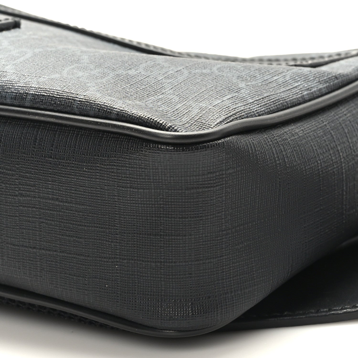 Gucci Soft GG Supreme Monogram Web Belt Bag Black Grey 9 of 9