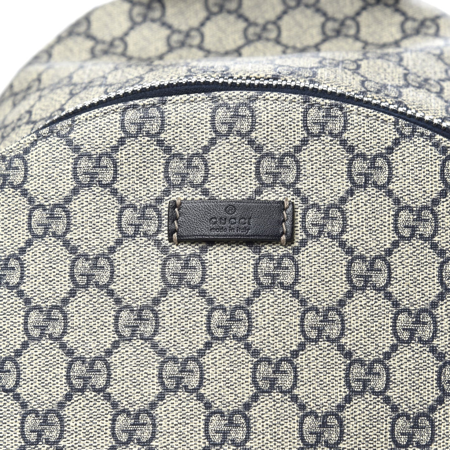 GG Supreme Monogram Medium Classic Backpack Navy