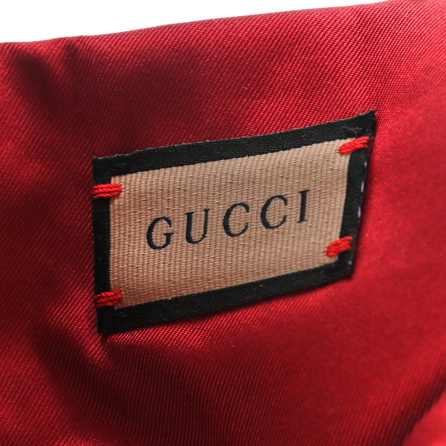 Gucci Silk Monogram Flora Print Headband M Red 4 of 6