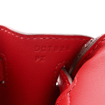 Hermes Swift Birkin 25 Rouge Piment 7 of 11