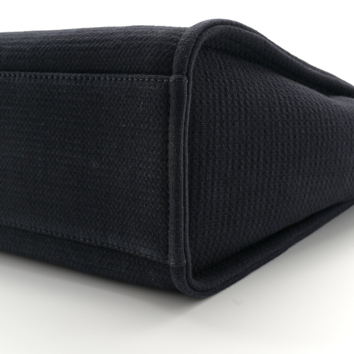 Chanel Mixed Fibers Small Deauville Tote Black 10 of 10