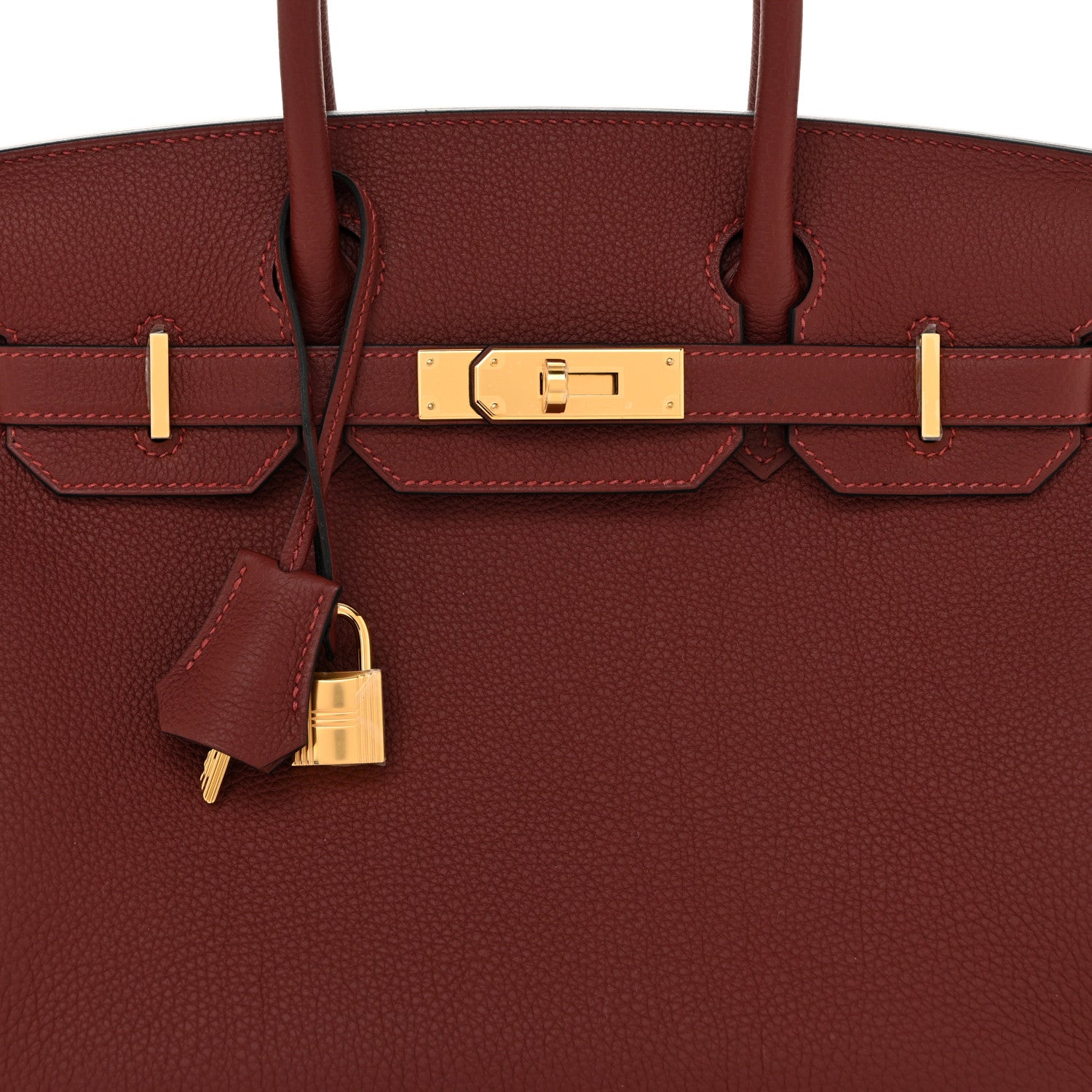 Hermes Togo Birkin 30 Rouge H 8 of 11
