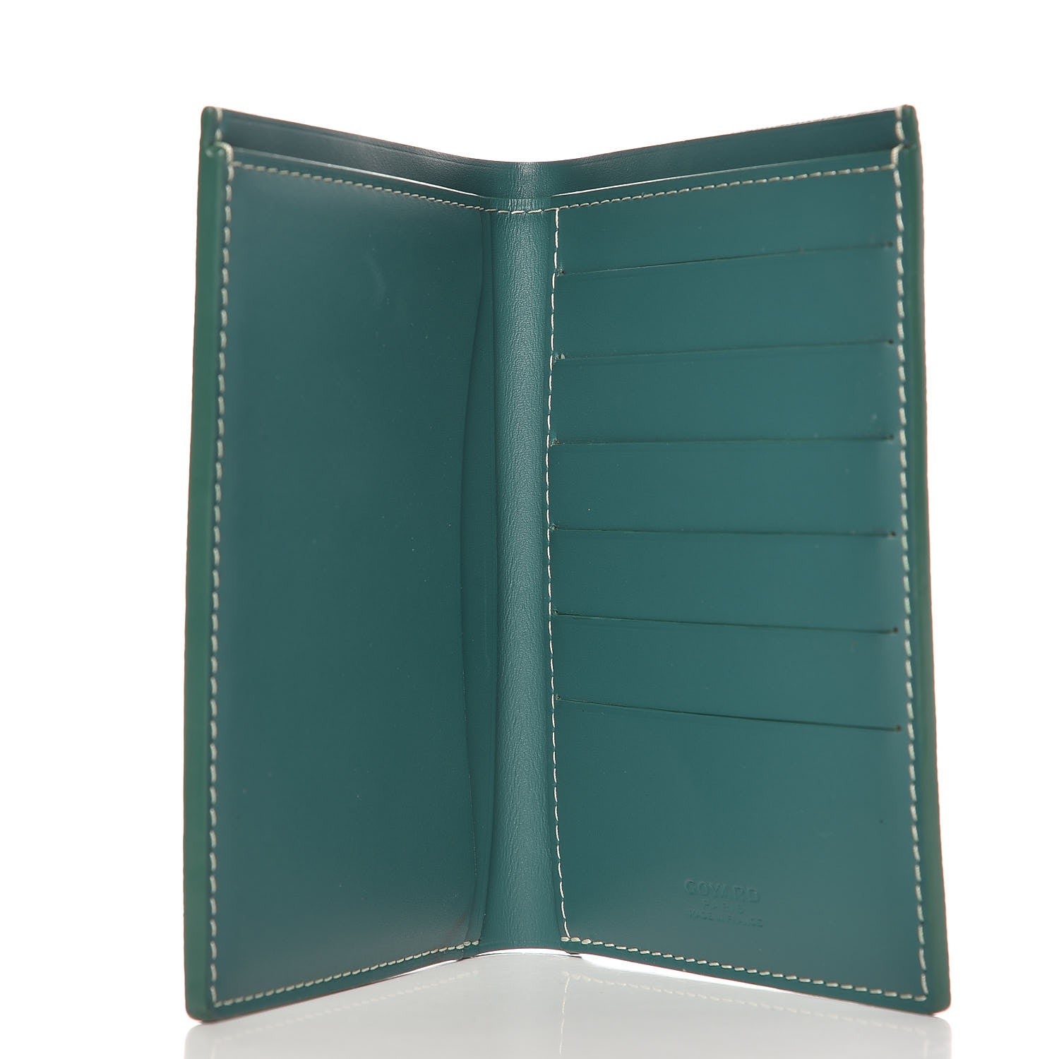 Goyard Chevron Bifold Wallet Green 5 of 7