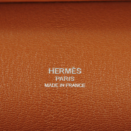Hermes Taurillon Clemence Jypsiere 28 Gold 7 of 8