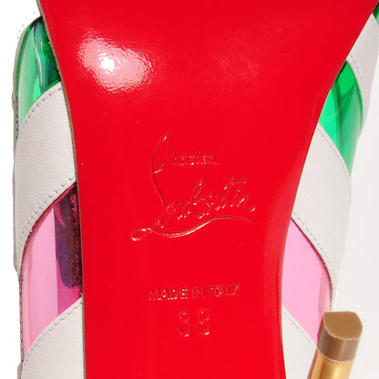 Christian Louboutin Patent Kid PVC Bandy 100 Pumps 38 Multicolor 6 of 7