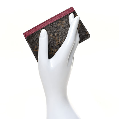 Louis Vuitton Monogram Card Holder Fuchsia 2 of 10