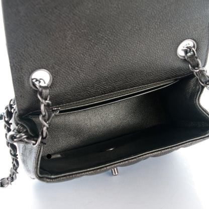 Chanel Caviar Quilted Mini Square Flap Dark Charcoal 5 of 8