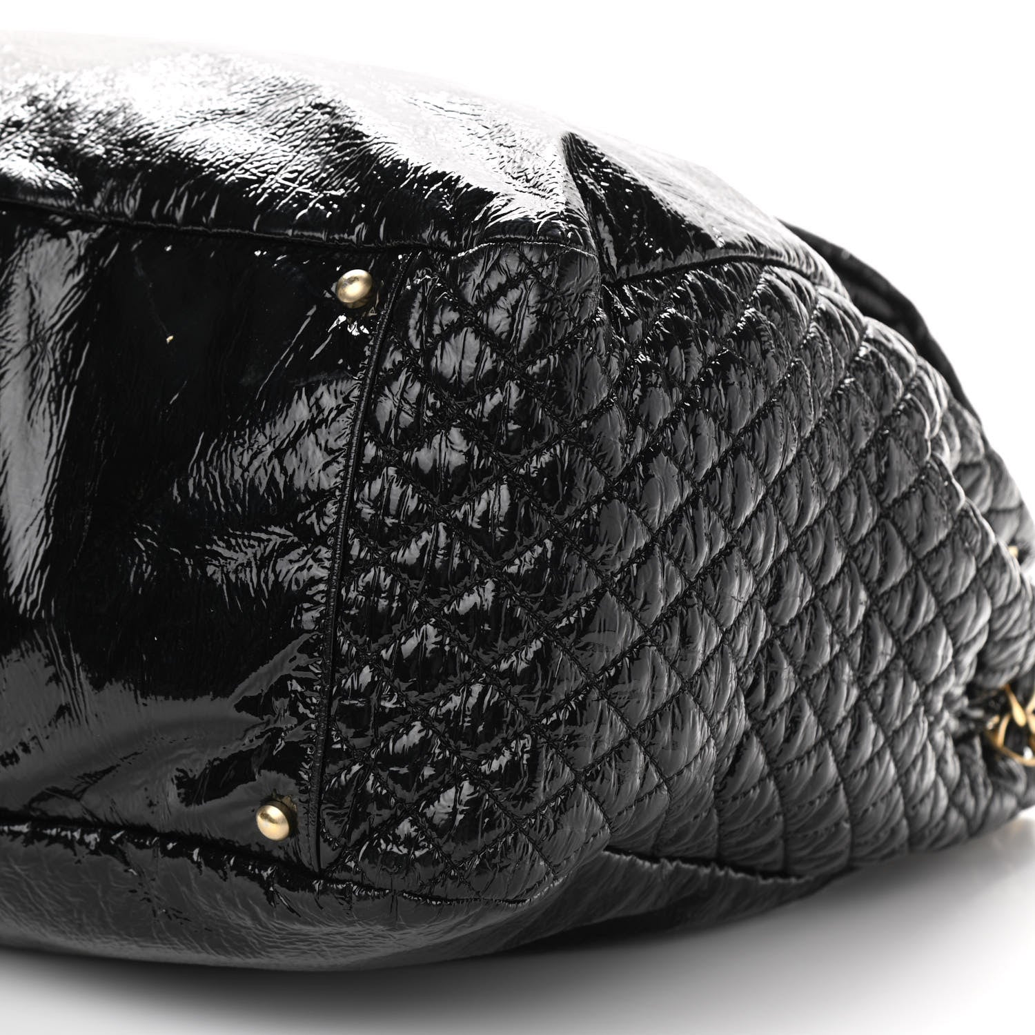 Chanel Vinyl XXL Rock and Chain Flap Black 10 of 11
