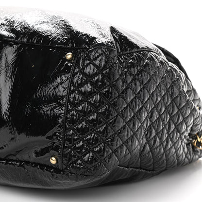 Chanel Vinyl XXL Rock and Chain Flap Black 10 of 11