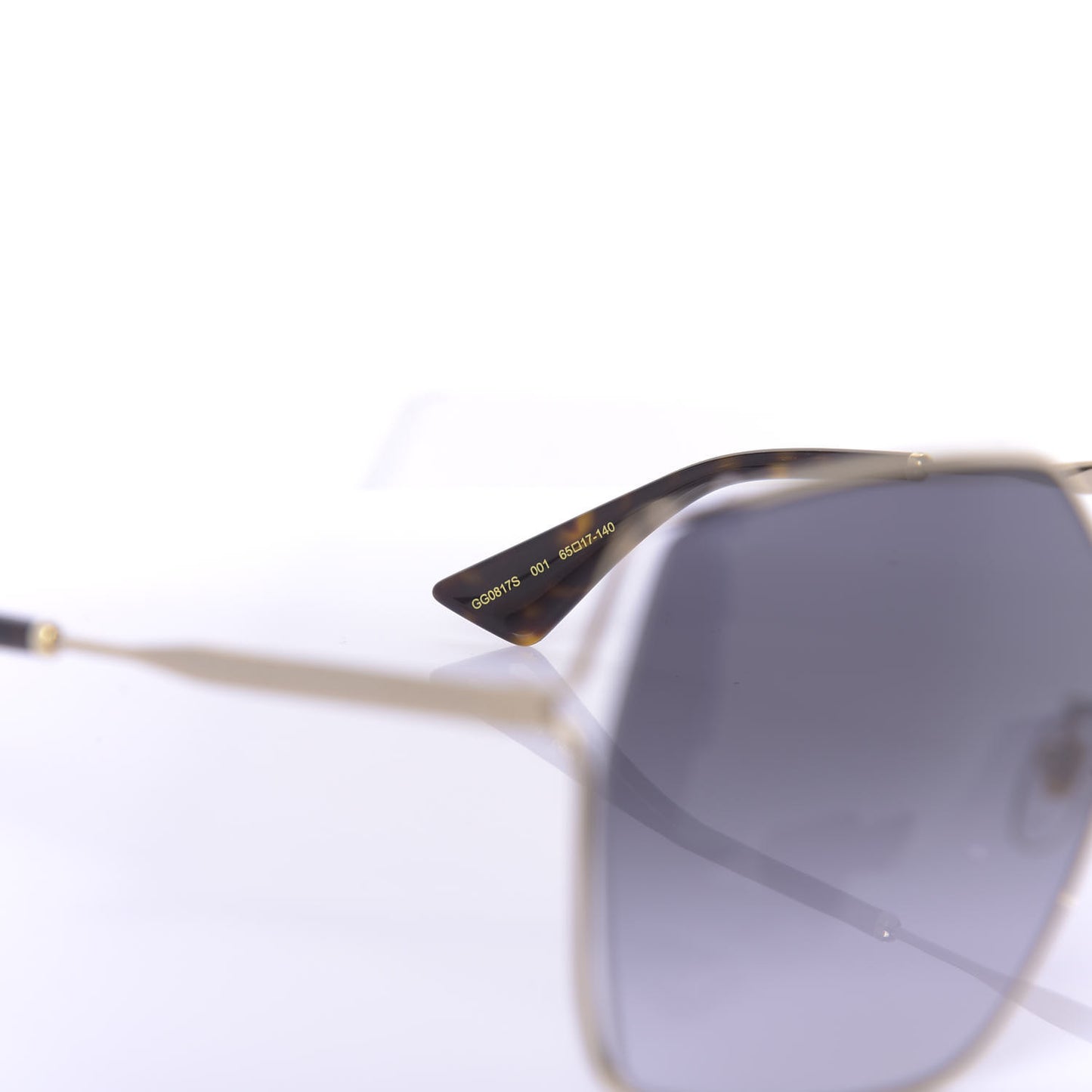 Oversized Sunglasses GG0817S Gold