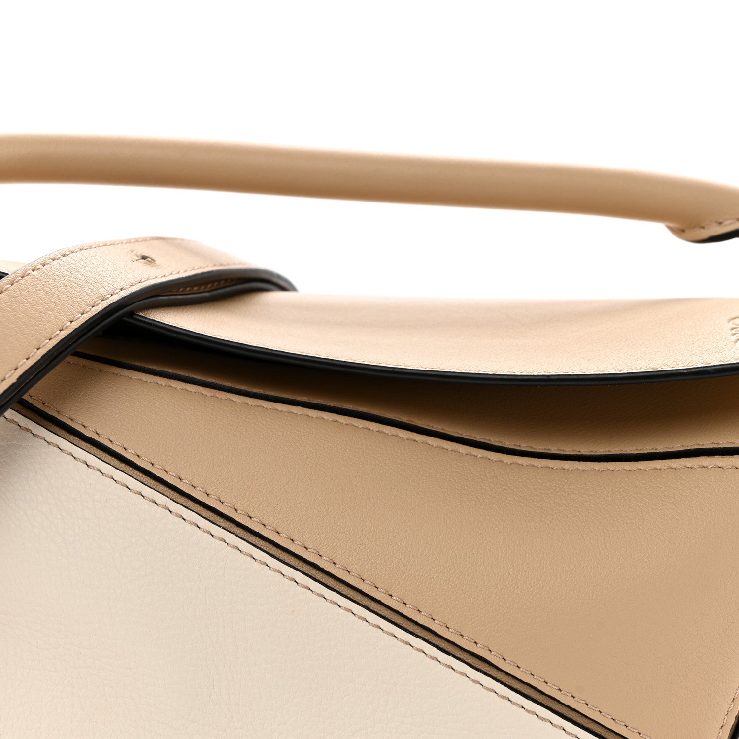 Loewe Calfskin Small Puzzle Bag Dusty Beige Soft White 7 of 13