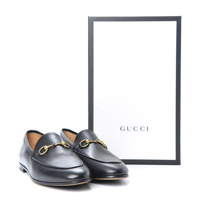 Gucci Calfskin Womens Jordaan Loafers 37.5 Black 11 of 11