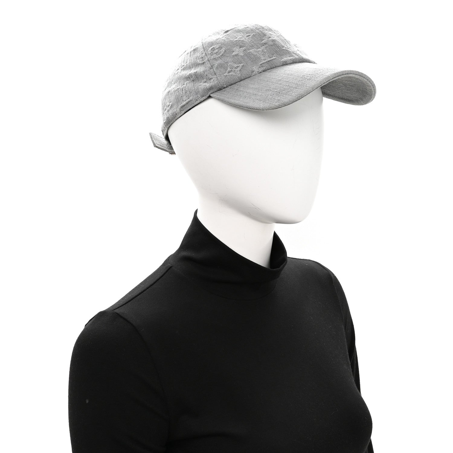 Louis Vuitton Monogram Denim Cap S Grey 2 of 8