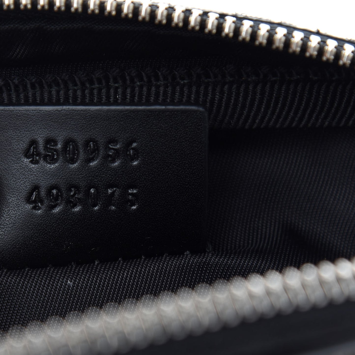 GG Supreme Monogram Web Belt Bag Black
