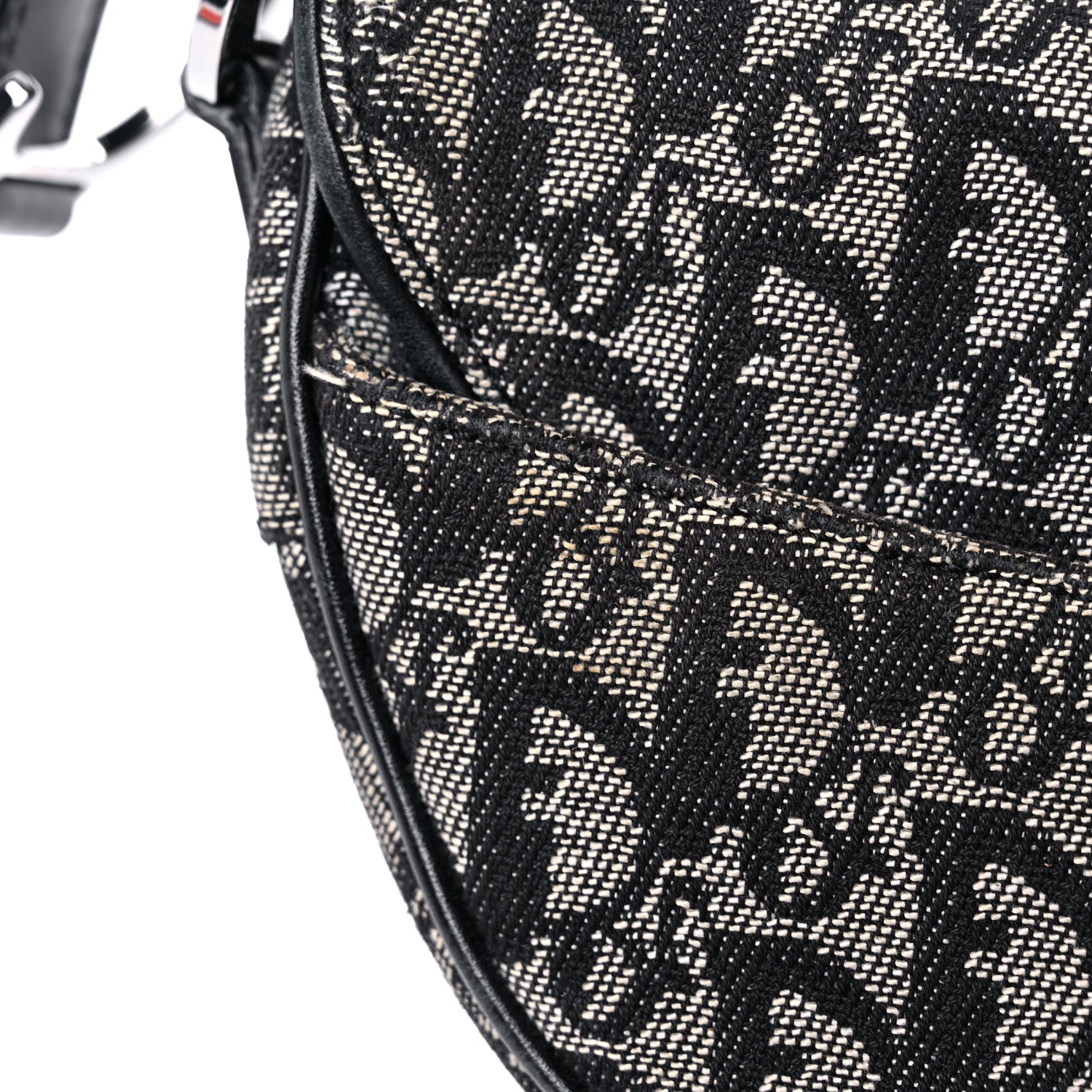 Christian Dior Monogram Saddle Bag Black 15 of 18