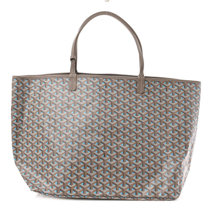 Goyard Goyardine Saint Louis Claire Voie GM Grege Turquoise 3 of 11