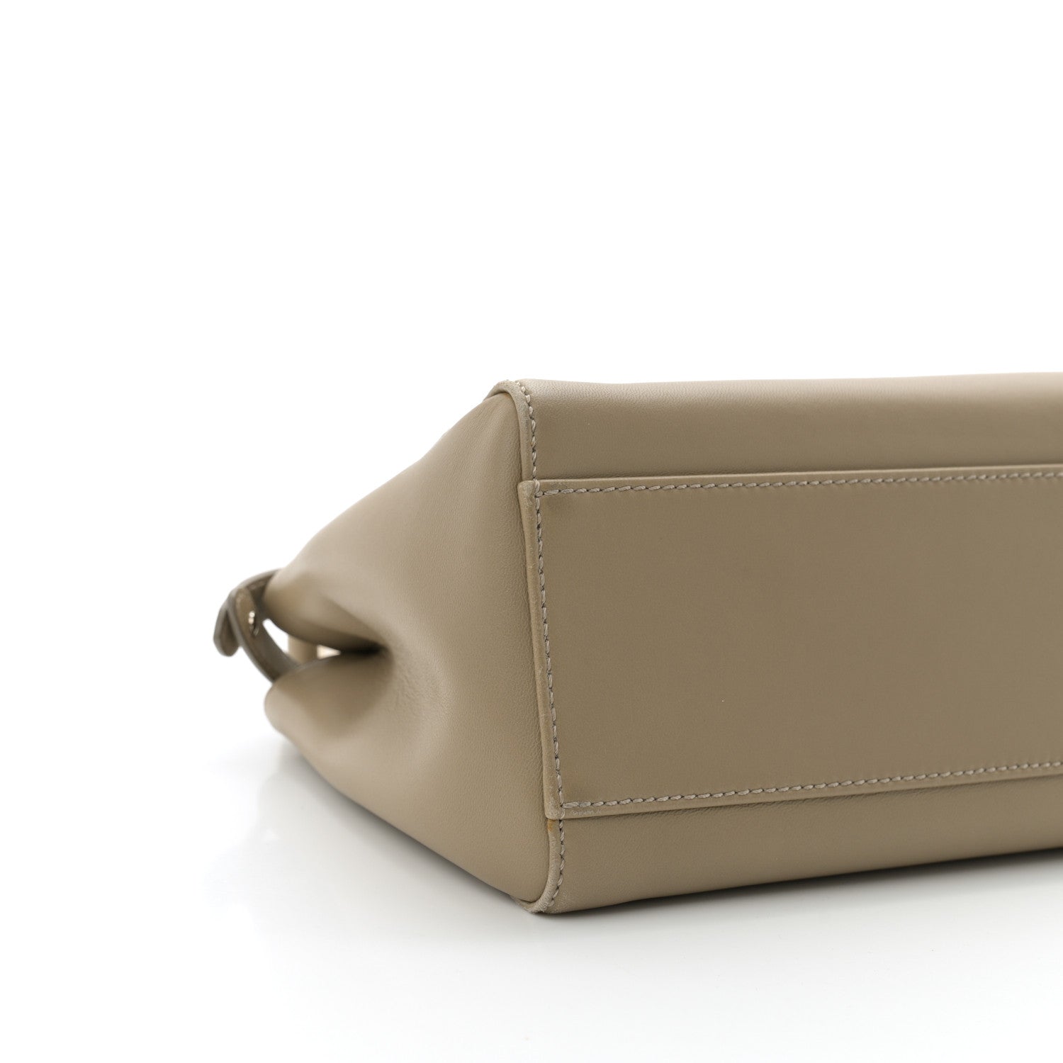 Fendi Nappa Mini Peekaboo Iconic Satchel Tortora 10 of 11