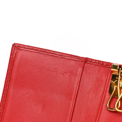 Prada Saffiano Metal 6 Key Holder Fuoco 8 of 9