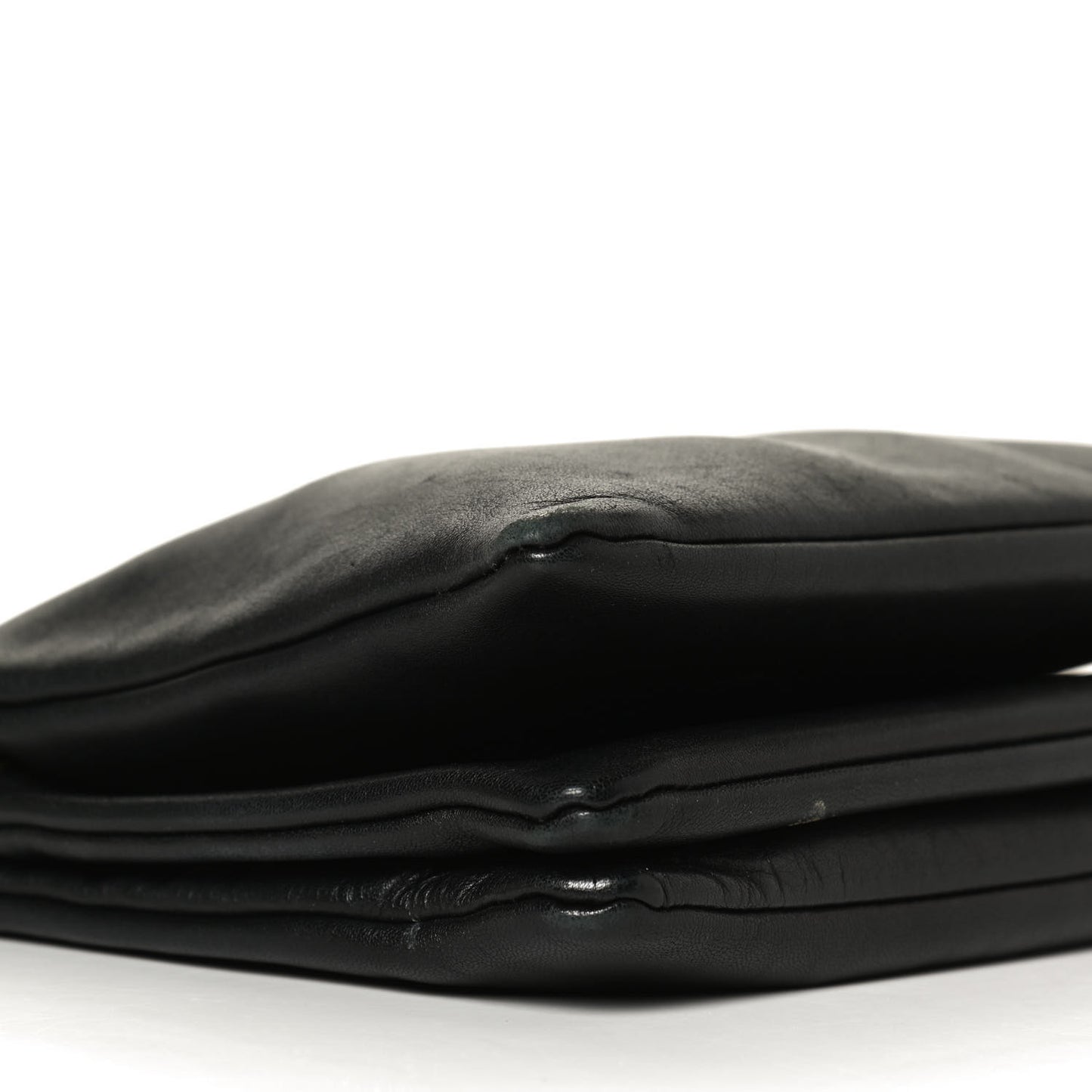 Lambskin Trio Crossbody Bag Black