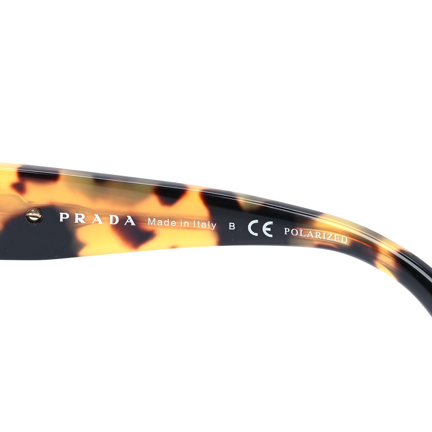 Prada Oversized Monochrome Sunglasses SPR 21X Black Tortoise 12 of 14