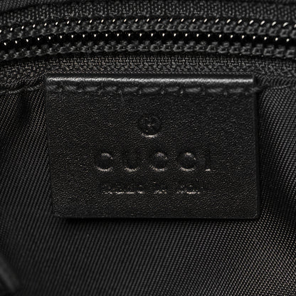Gucci GG Supreme Monogram Web Messenger Bag Black 5 of 9