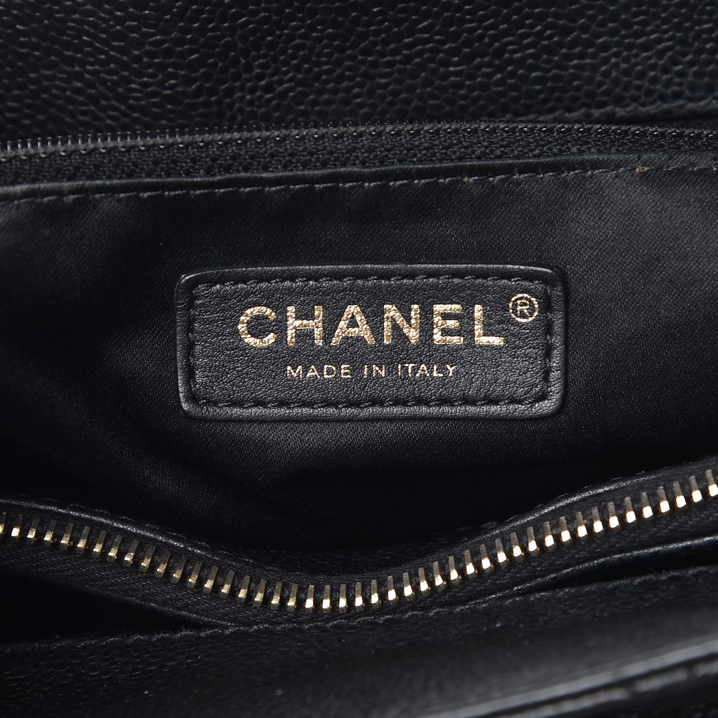 Caviar Quilted Grand Shopping Tote GST Black