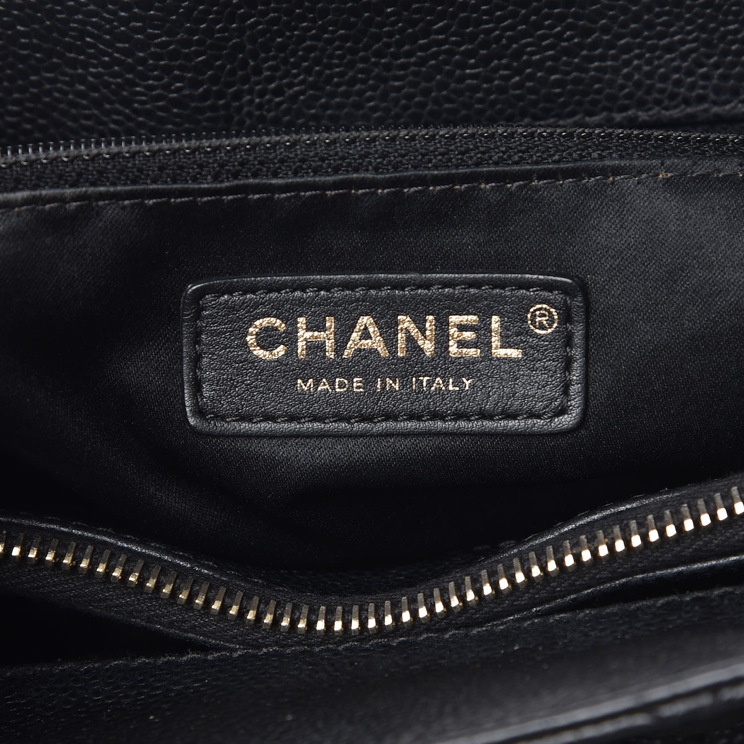 Chanel Caviar Quilted Grand Shopping Tote GST Black 6 of 11
