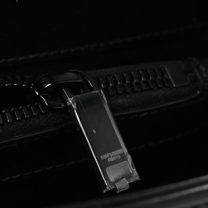 Saint Laurent Calfskin Y Quilted Monogram Monochrome Medium Loulou Chain Satchel Black 12 of 12