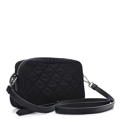 Prada Nylon Tessuto Impuntu Quilted Crossbody Bag Black 2 of 4