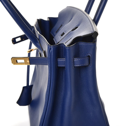 Hermes Swift Birkin 25 Bleu Saphir 32 of 38