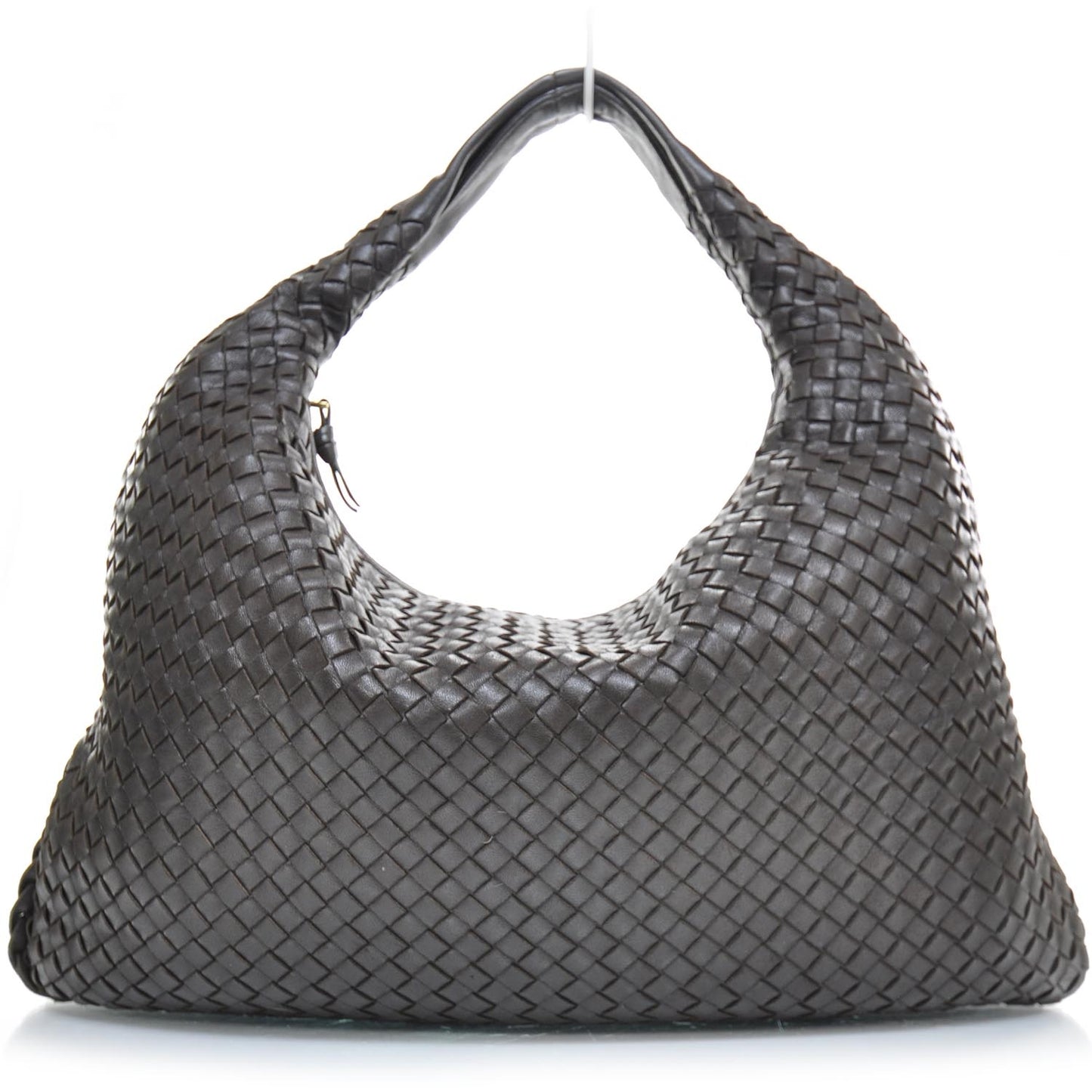 Nappa Intrecciato Large Veneta Hobo Ebano