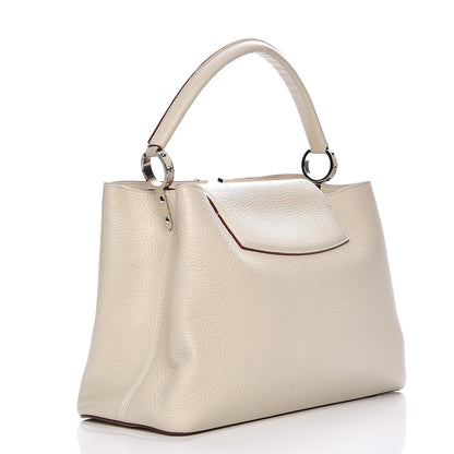 Louis Vuitton Taurillon Capucines MM Galet 3 of 11