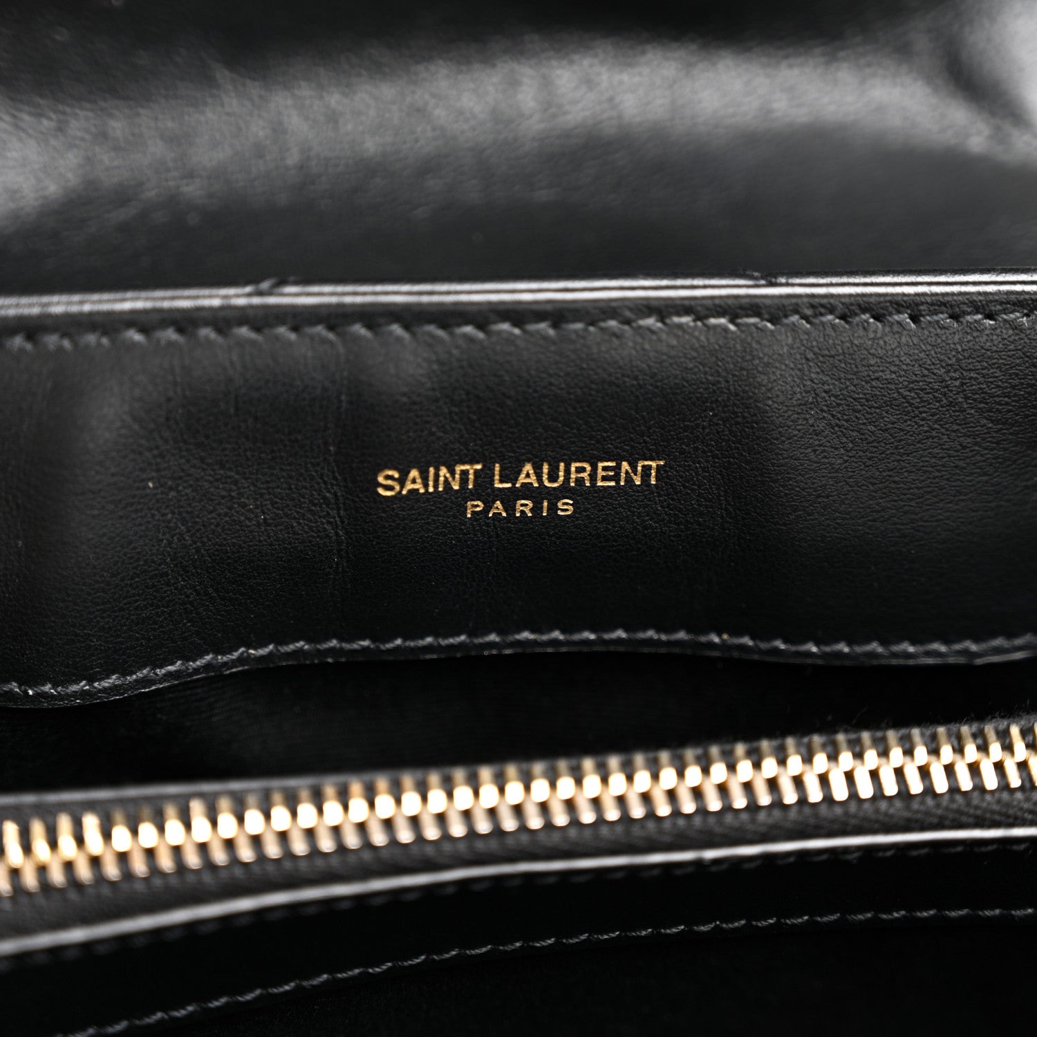 Saint Laurent Calfskin Y Quilted Monogram Small Loulou Chain Satchel Black 6 of 10