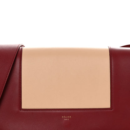 Celine Shiny Smooth Calfskin Medium Frame Shoulder Bag Ruby Nude 8 of 11