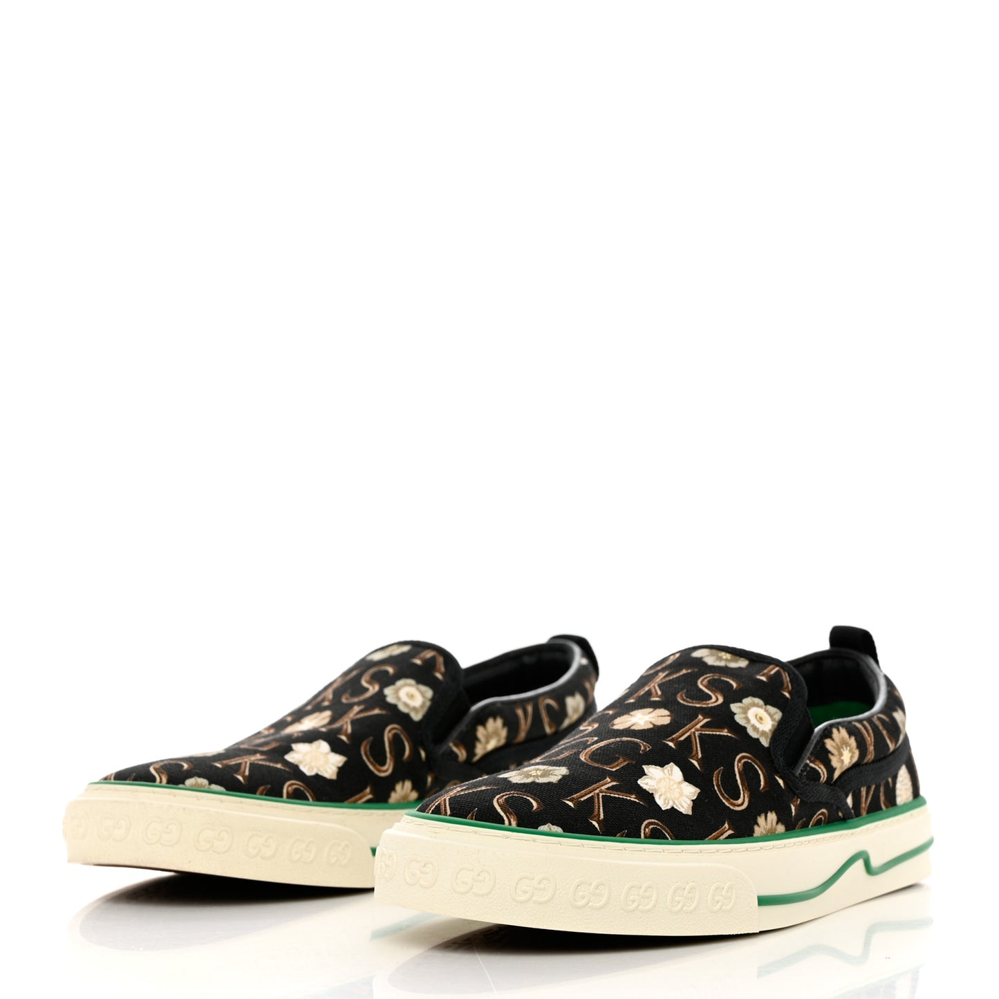 X KEN SCOTT Cotton Web Floral Mens 1977 Slip-On Sneakers 7 Multicolor