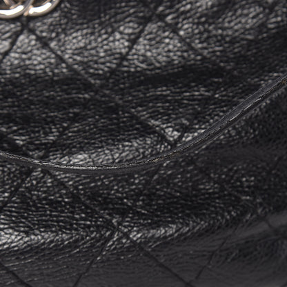 Chanel Glazed Calfskin Large On The Road Tote Black 11 of 15