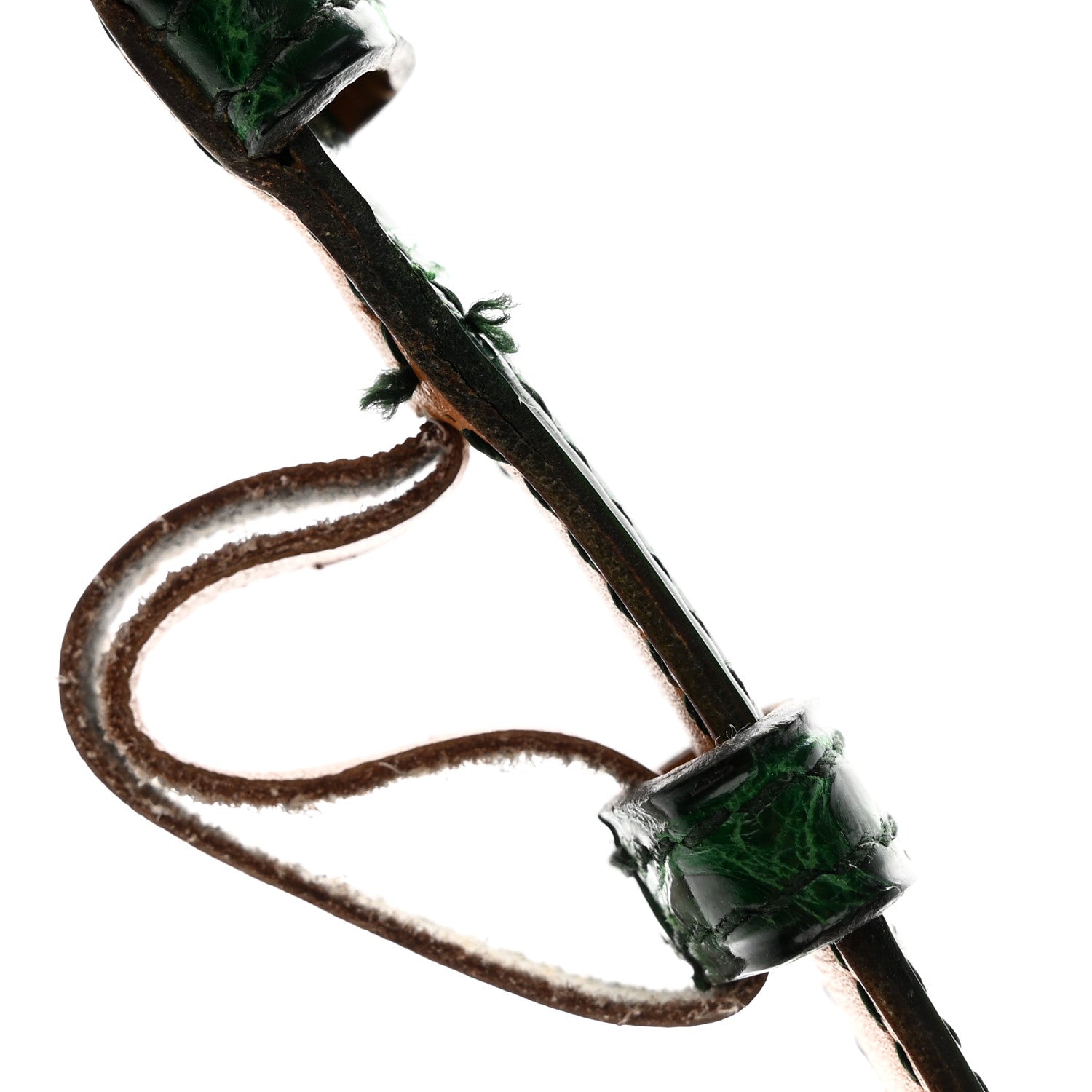 Hermes Shiny Crocodile Porosus 18mm Etriviere Belt 70 28 Vert Emeraude 10 of 16